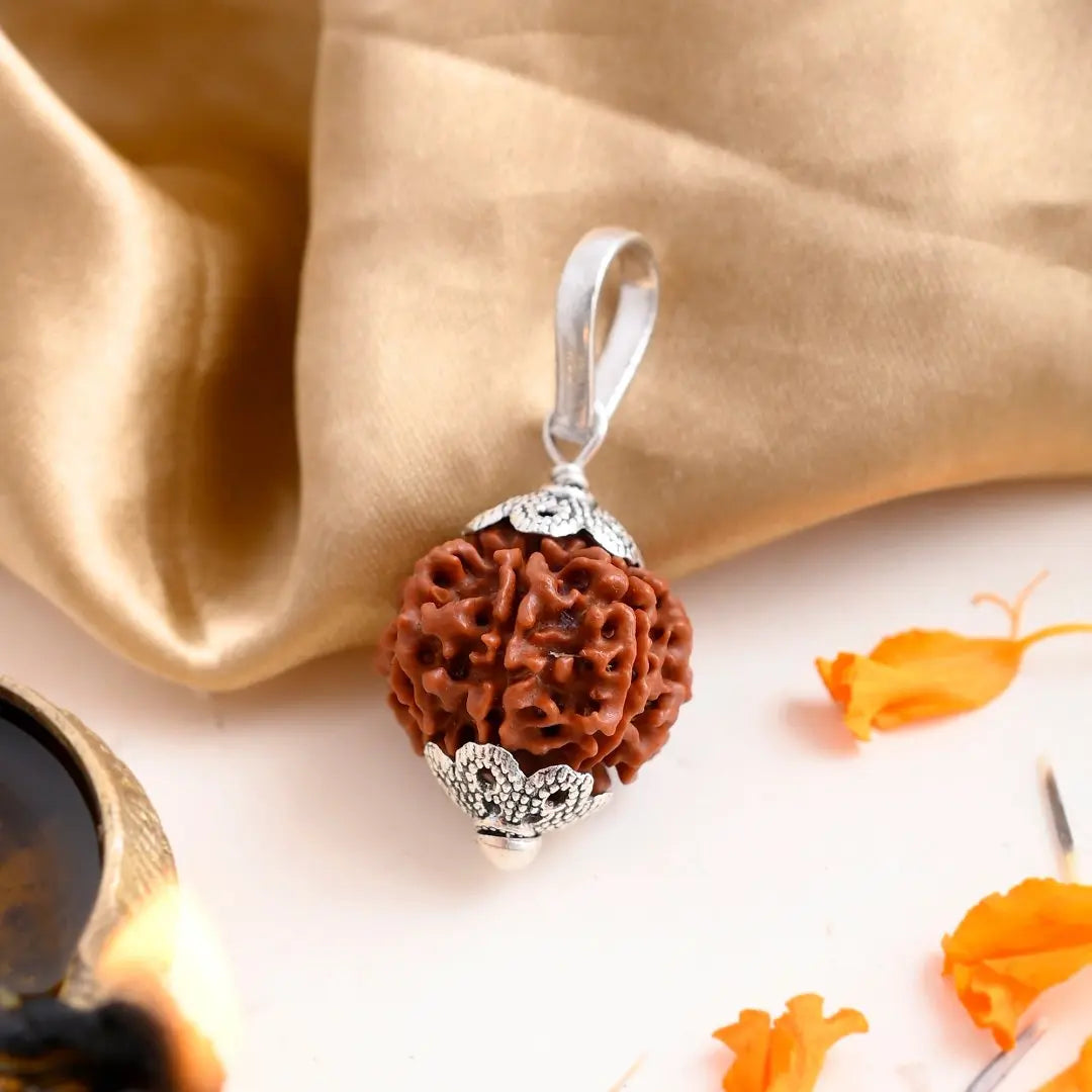 7 Mukhi Rudraksha pendent