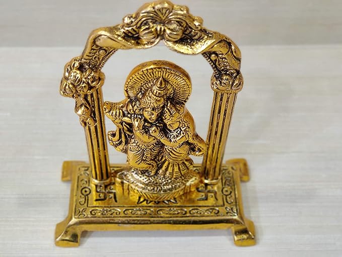 Gold Plated Handicraft Radha Krishna